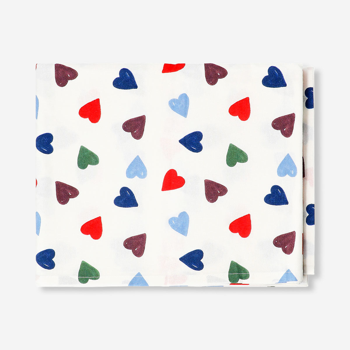 Heart-patterned home tablecloth by Flying Tiger Copenhagen, 140x220 cm, featuring a charming design for festive or everyday use.