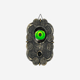 Flying Tiger Copenhagen Gothic doorbell gadget with light, sound, and movement features, mounted on a door frame.