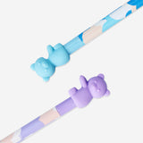 Erasable pens with hugging bears - 2 pcs
