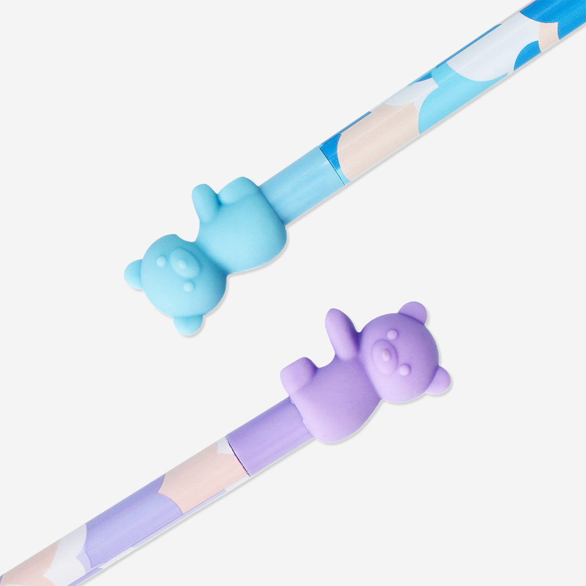 Erasable pens with hugging bears - 2 pcs
