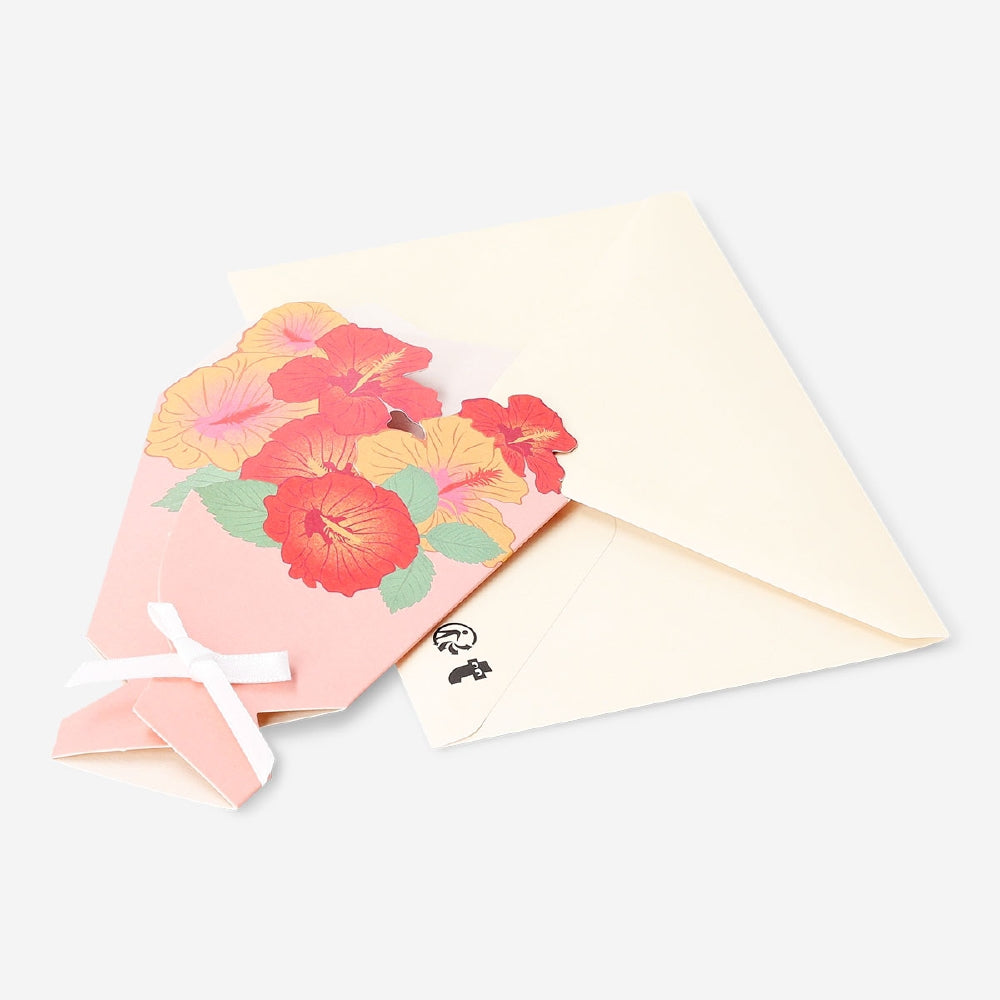 Office greeting card featuring a colorful flower bouquet design by Flying Tiger Copenhagen.