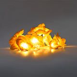 String lights - Yellow daffodils