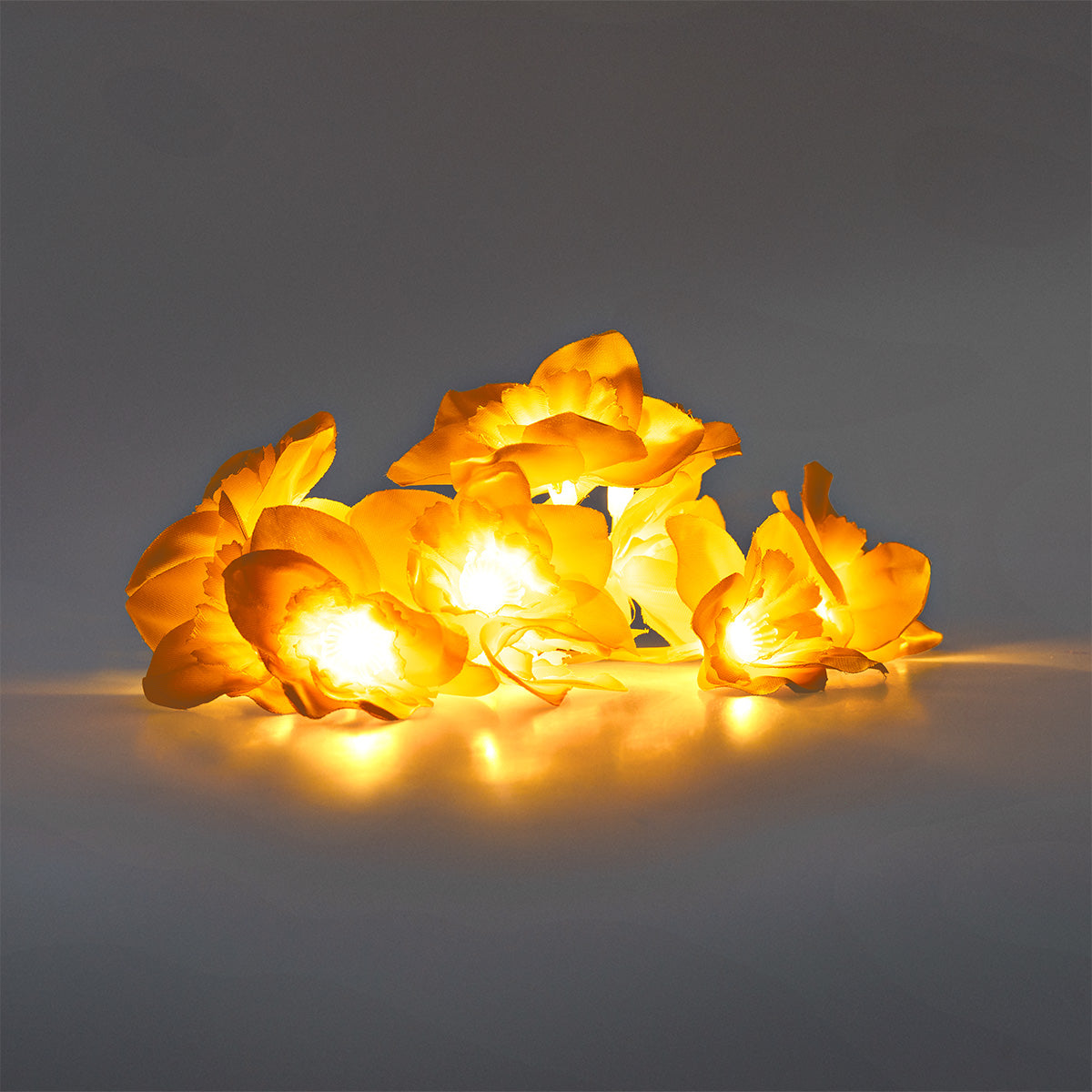 String lights - Yellow daffodils