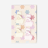 Greetings card with mini cat hugs