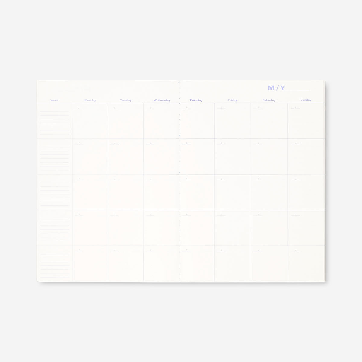 A4 floral soft cover weekly planner by Flying Tiger Copenhagen with colorful floral design on the cover.