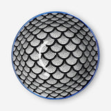 9 cm ceramic bowl with scallop pattern from Flying Tiger Copenhagen, ideal for kitchen use and table setting.