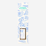 Flying Tiger Copenhagen sea salt reed diffuser with glass bottle and natural reed sticks for home fragrance.