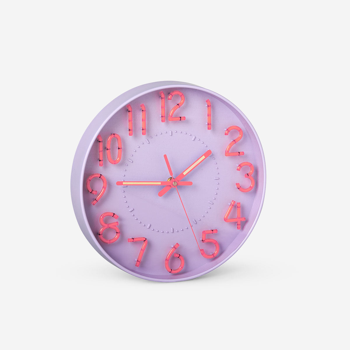 Glow in the dark wall clock from Flying Tiger Copenhagen with luminous numbers and modern home decor design.