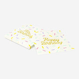 Happy birthday sprinkle napkins - 16 pcs