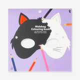 Coloring book for Halloween masks by Flying Tiger Copenhagen featuring spooky designs for creative hobbies.