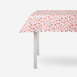 Paper tablecloth with berry print - 180x120 cm