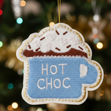 Ornement suspendu - Chocolat chaud avec des perles