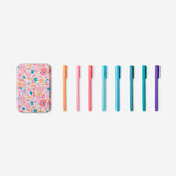 Drawing pens in tin box - 8 pcs