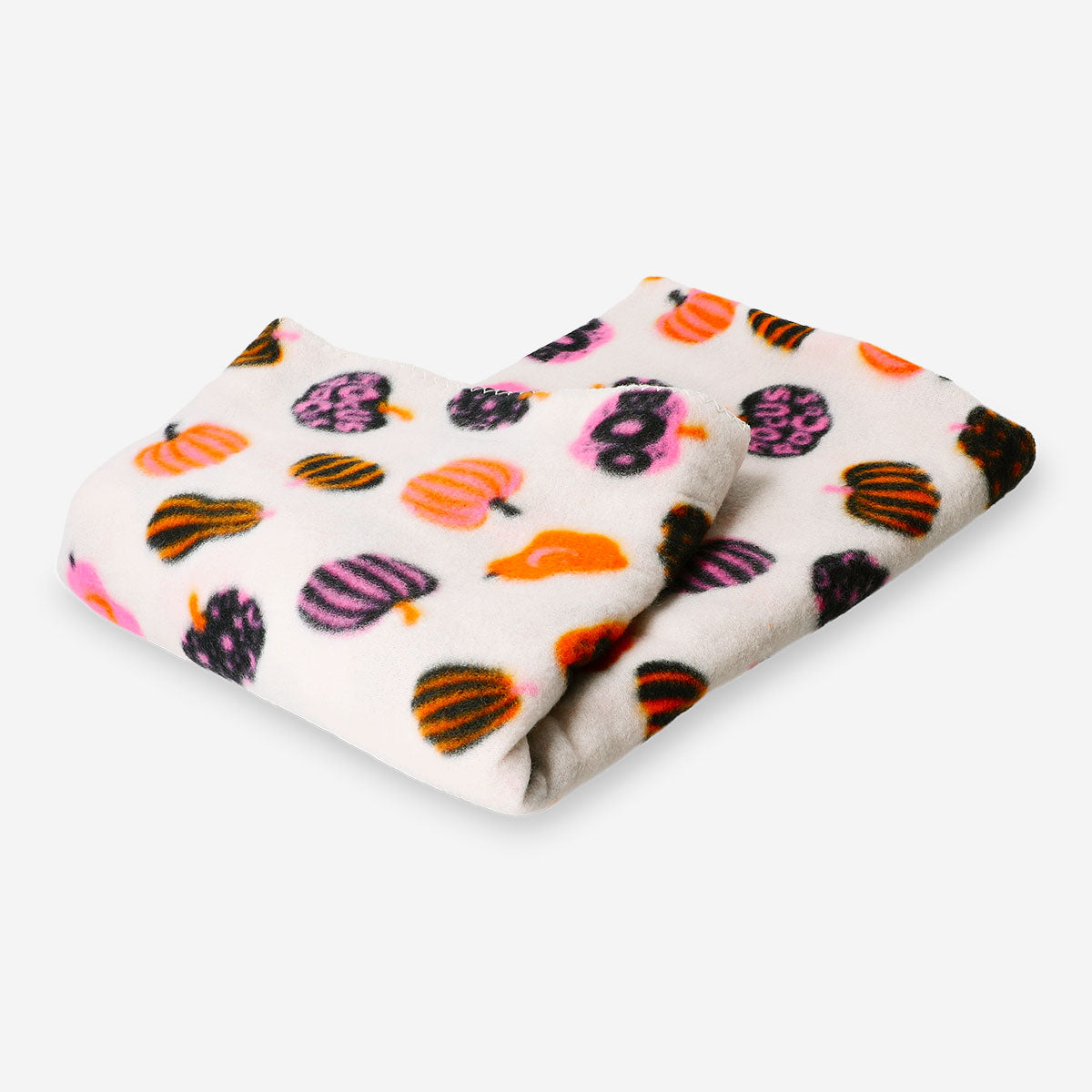 Flying Tiger Copenhagen Halloween print fleece blanket, 180x130 cm, cozy home decor with spooky themed design.