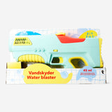 Flying Tiger Copenhagen 2-in-1 green water blaster toy with soap bubbles, perfect for outdoor play and water fun.