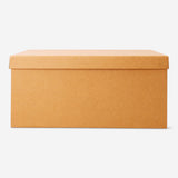 Flying Tiger Copenhagen craft paper storage box, 24x33 cm, versatile home organizer with eco-friendly design and neutral brown color.