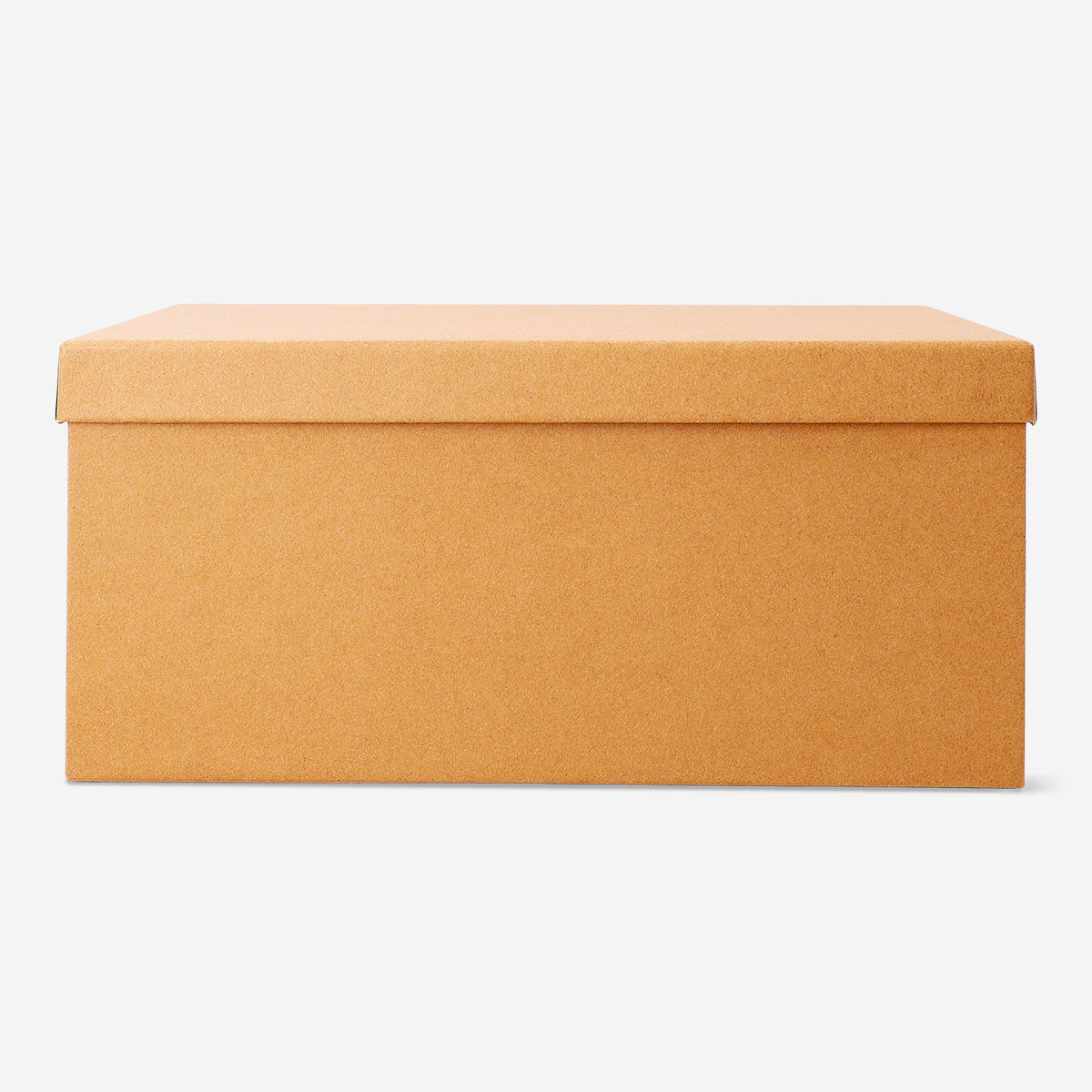 Flying Tiger Copenhagen craft paper storage box, 24x33 cm, versatile home organizer with eco-friendly design and neutral brown color.