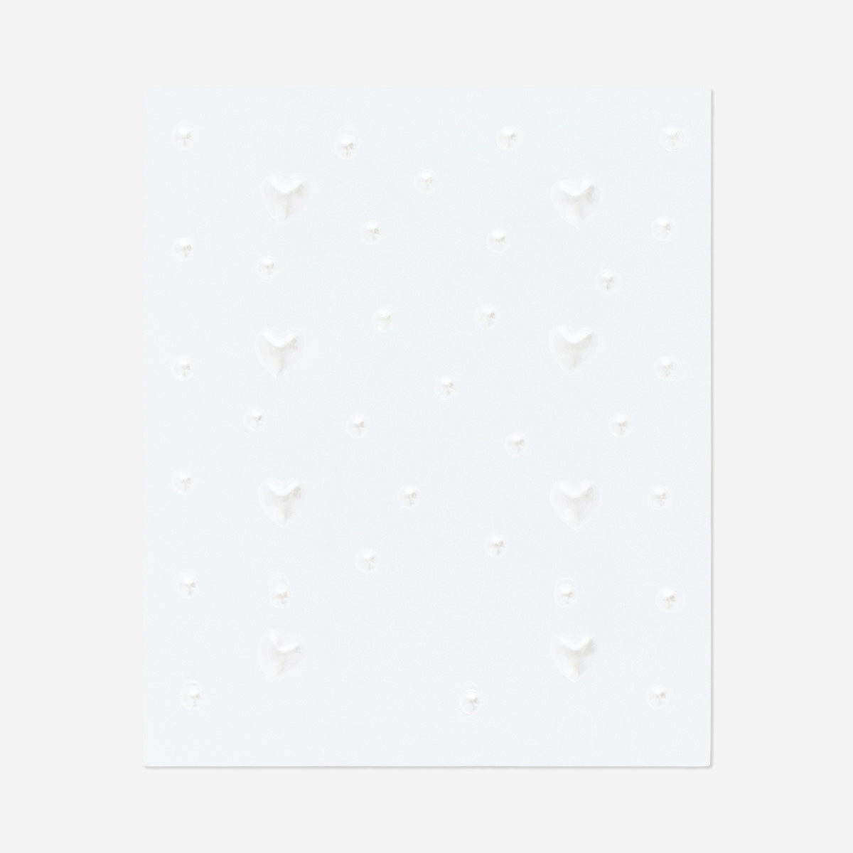 Pearl heart nail stickers