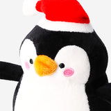 Pet toy - Penguin with Santa hat