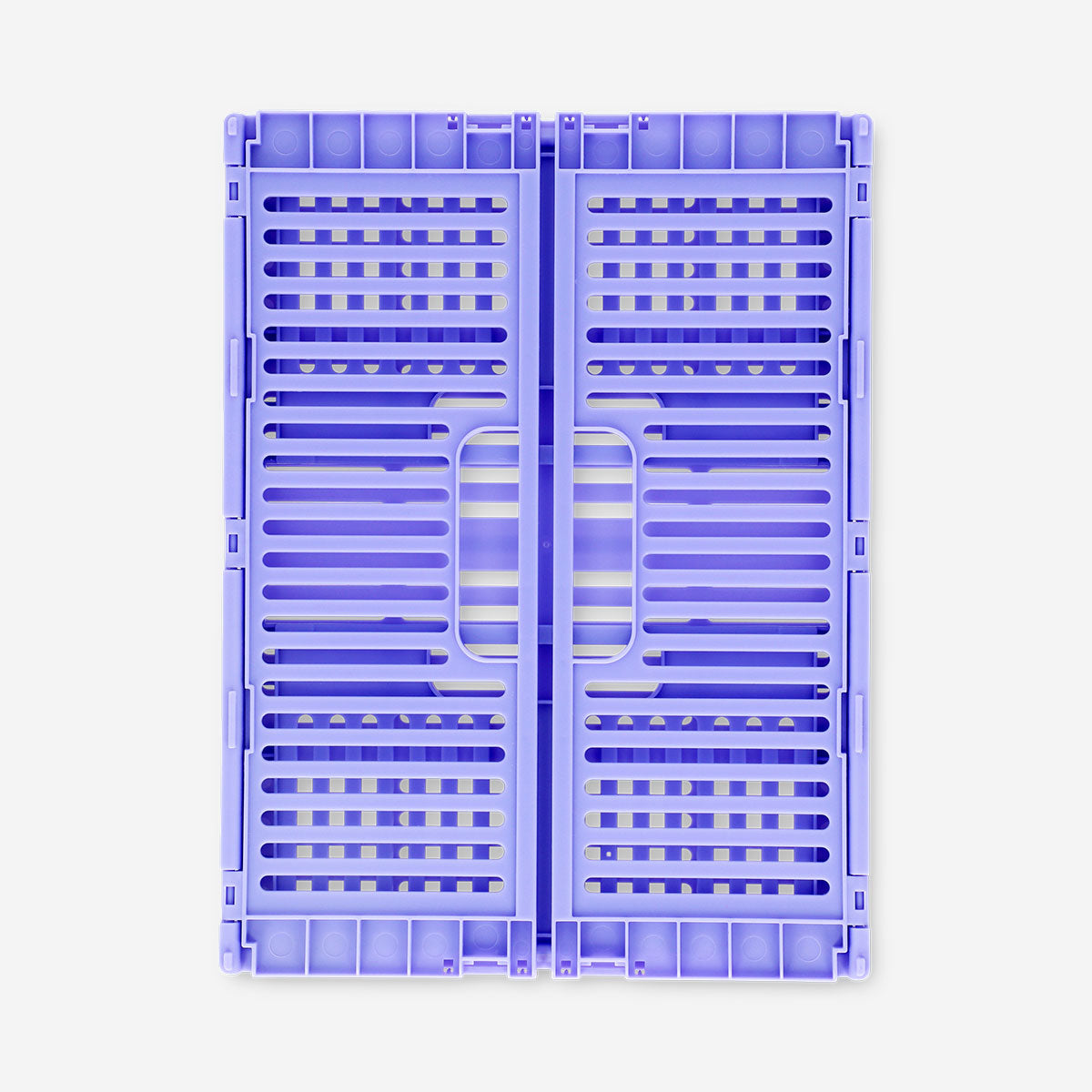 Purple collapsible storage box from Flying Tiger Copenhagen, 30x22 cm, ideal for organizing home essentials.