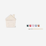 DIY gingerbread house jar by Flying Tiger Copenhagen, 240 ml hobby craft with colorful gingerbread house design on the jar