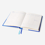 Blue Flying Tiger Copenhagen study planner for 2026-2027, office organizer with calendar and note pages.