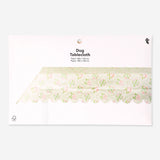 Flying Tiger Copenhagen floral paper tablecloth, 120x180 cm, ideal for party decor, featuring colorful floral patterns on paper.