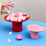 Set of heart cake stands - 2 pcs