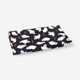 Flying Tiger Copenhagen ghost-themed tablecloth, 140x220 cm, with spooky ghost designs for home decor.