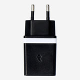 Flying Tiger Copenhagen media wall charger cable, 100 cm length, black, with USB connector and durable design.