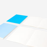 B5 solid colour notebooks - 4 pcs