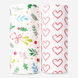 Kitchen paper towels with Christmas prints from Flying Tiger Copenhagen, featuring festive holiday designs in a 2-pack.