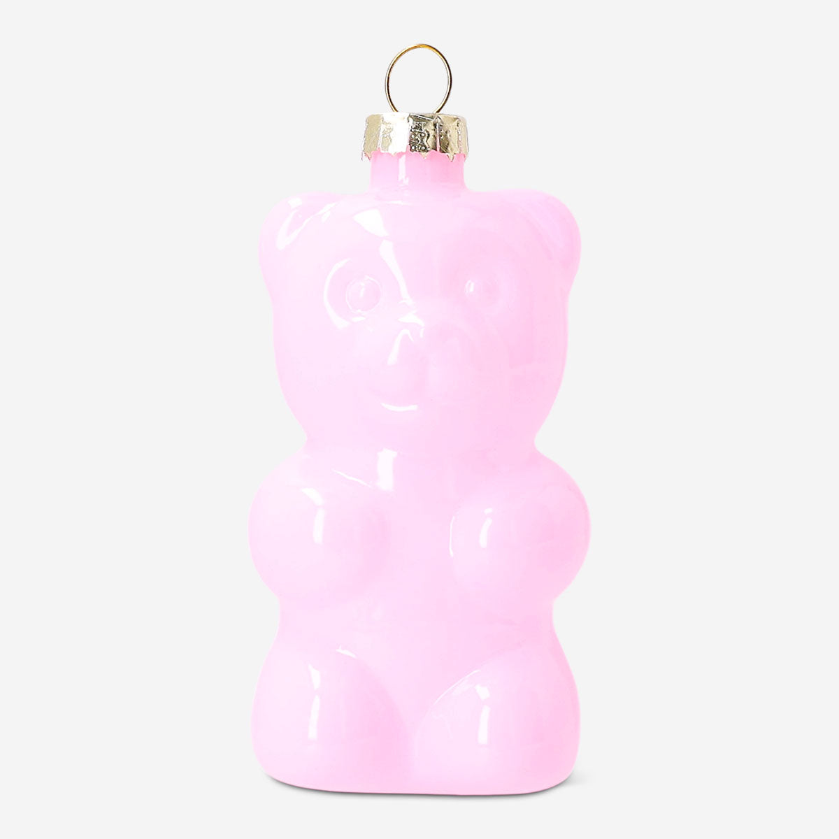 Colorful Flying Tiger Copenhagen Gummy Bear home decor bauble with a playful gummy bear design on a neutral background.