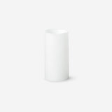 White LED pillar candle, 15 cm tall, from Flying Tiger Copenhagen, ideal for home decor and ambient lighting.