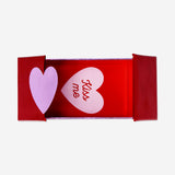 Gift card box with foil heart