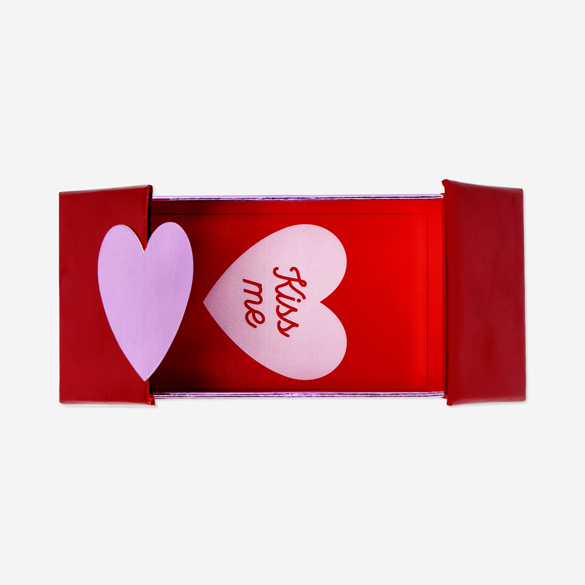 Gift card box with foil heart