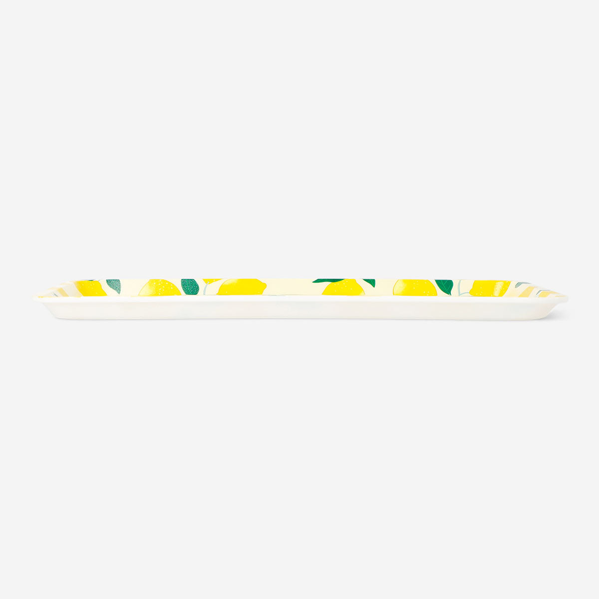 Decorative lemon print tray from Flying Tiger Copenhagen, 22x31 cm, ideal for home decor and serving.