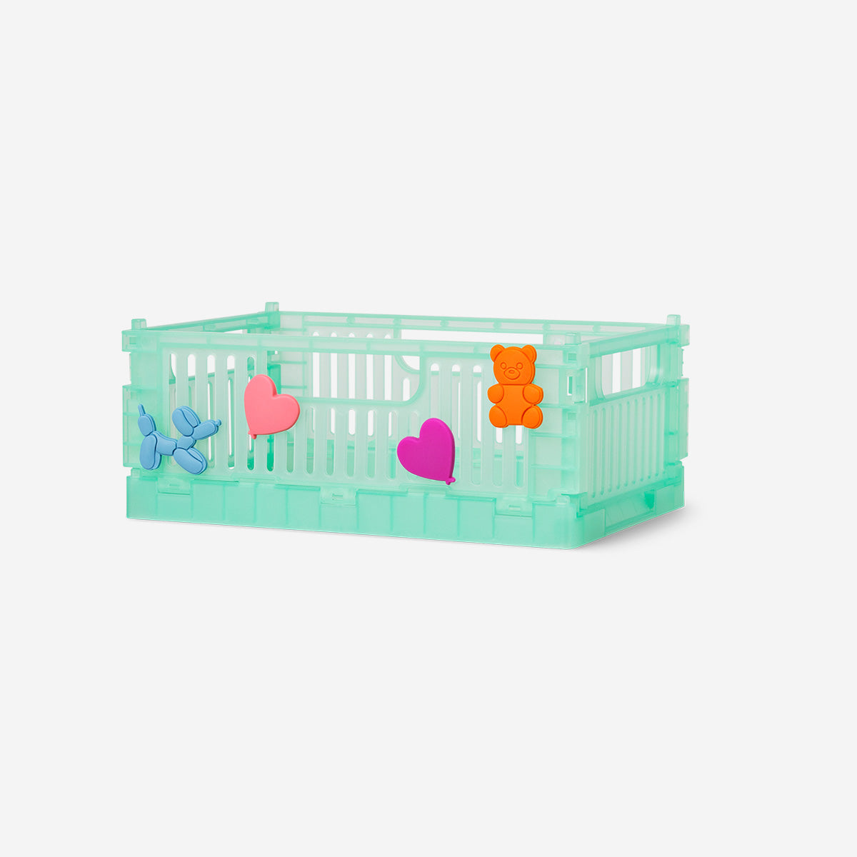 Decorative figures for storage boxes - 4 pcs