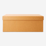 Flying Tiger Copenhagen craft paper storage box in beige, 18x28 cm, ideal for home organization and storage.