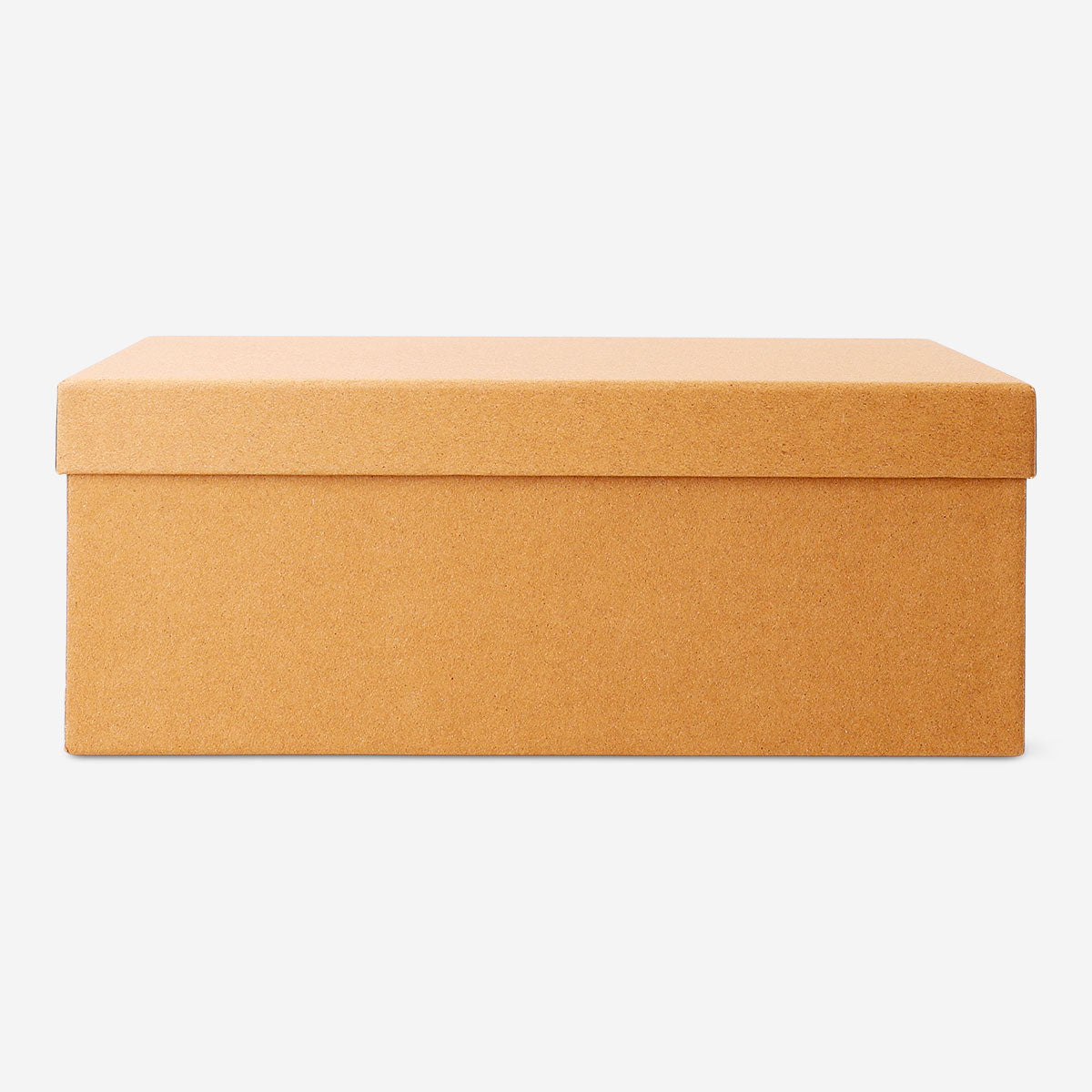 Flying Tiger Copenhagen craft paper storage box in beige, 18x28 cm, ideal for home organization and storage.