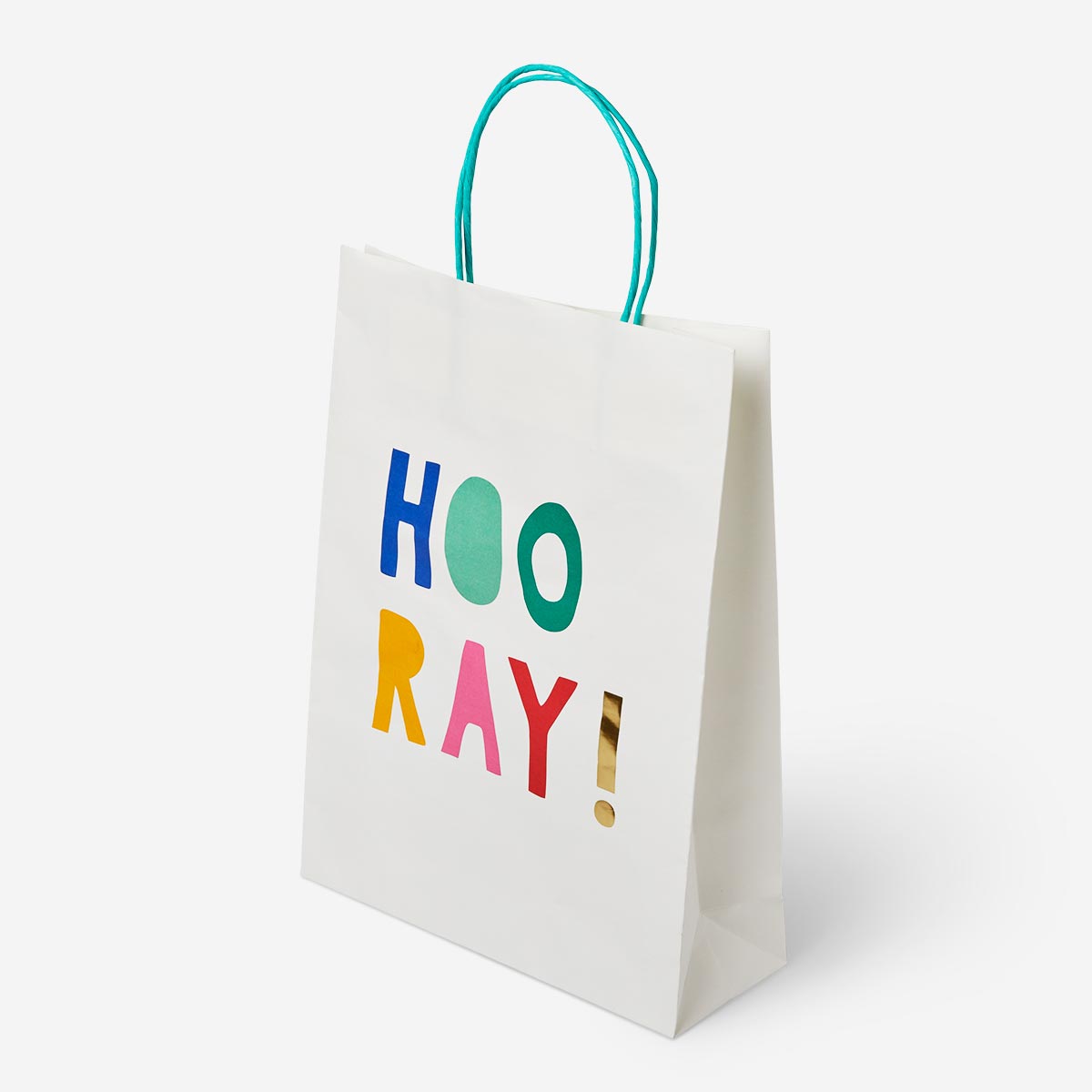 Flying Tiger Copenhagen birthday gift bag with colorful office-themed designs for celebrating special occasions.