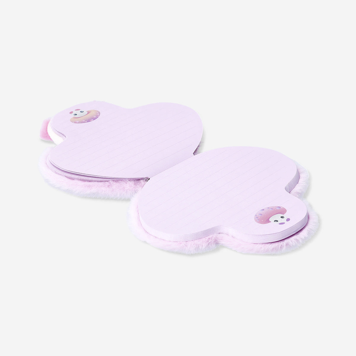 Caderno de cogumelos de peluche