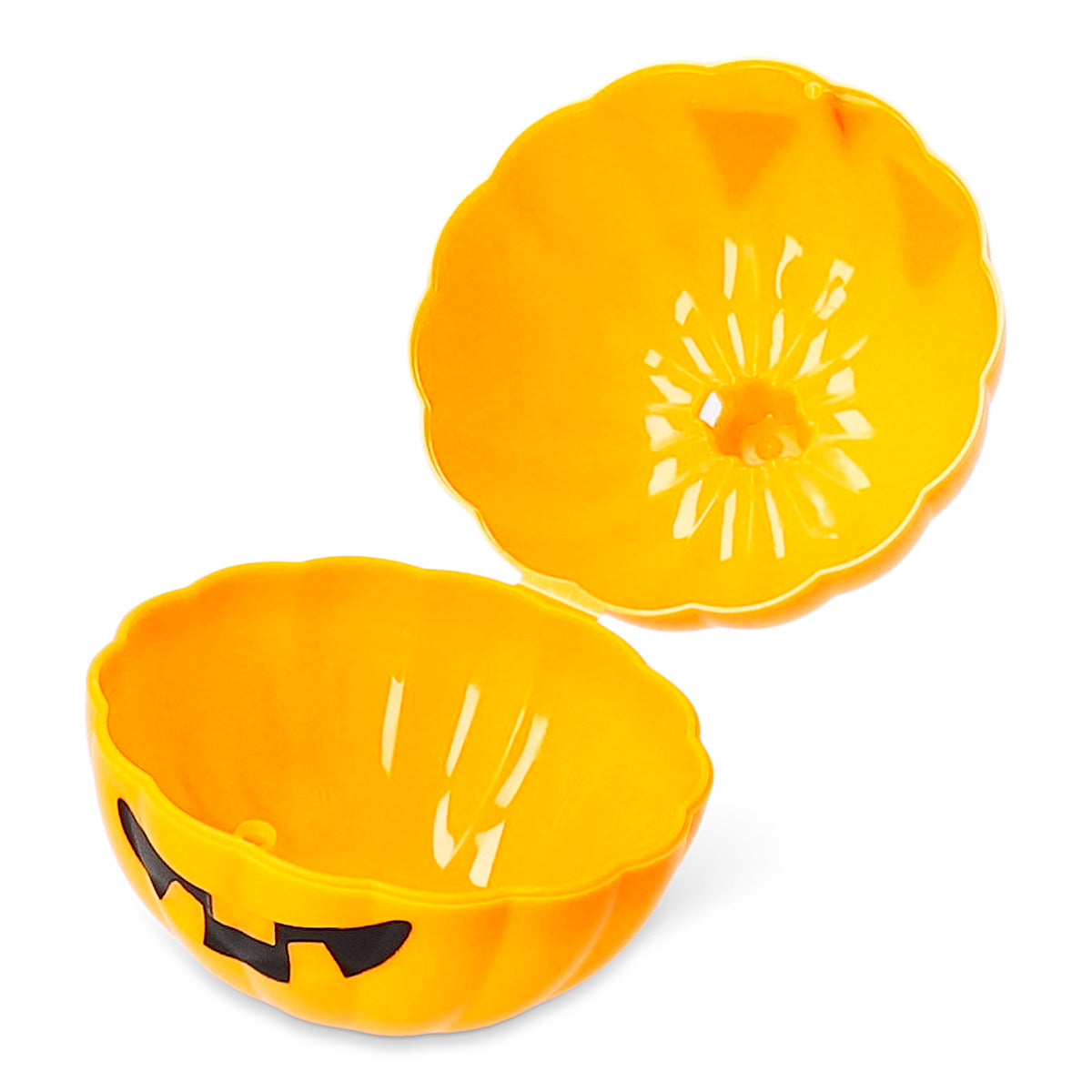 Flying Tiger Copenhagen pumpkin snack box for parties, featuring festive pumpkin-shaped treats and colorful packaging.