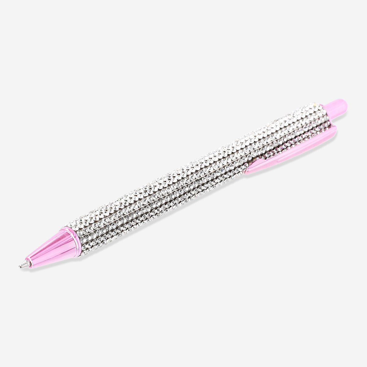Kugelschreiber - Pink mit Strasssteinen