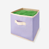 Purple storage basket from Flying Tiger Copenhagen, 20x30 cm, with a woven design for organizing home essentials.