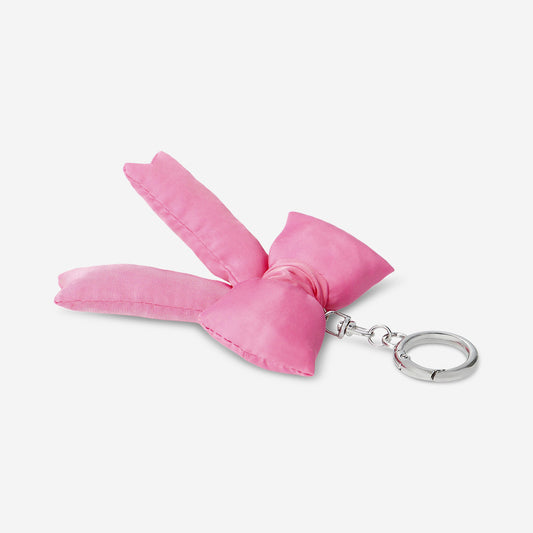 Key ring - Fluffy pink bow