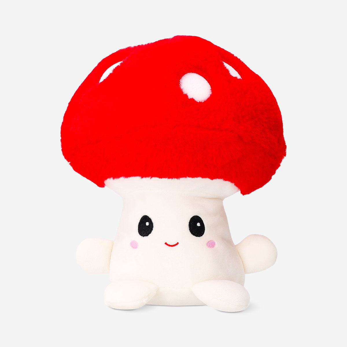 Flying Tiger Copenhagen plush mushroom toy with a soft, colorful fabric design, ideal for children and collectors.