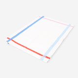 White tea towel with kitchen design, 44x60 cm, from Flying Tiger Copenhagen, featuring a clean, soft fabric ideal for kitchen use.