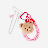 DIY hobby bag charm featuring a cute bear design from Flying Tiger Copenhagen, perfect for customizing backpacks or accessories.