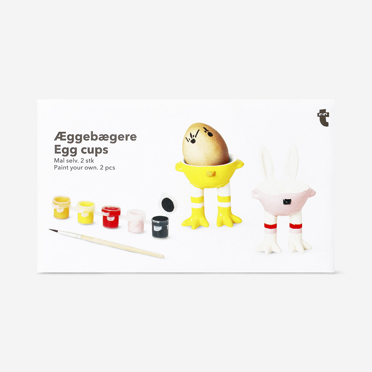 DIY ceramic egg cups